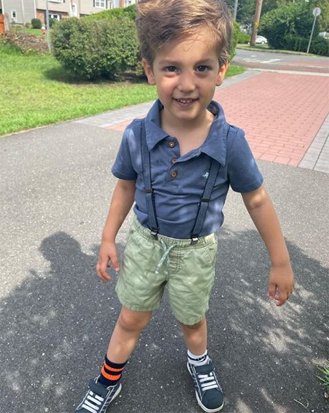 ginger zee son mismatched outfit