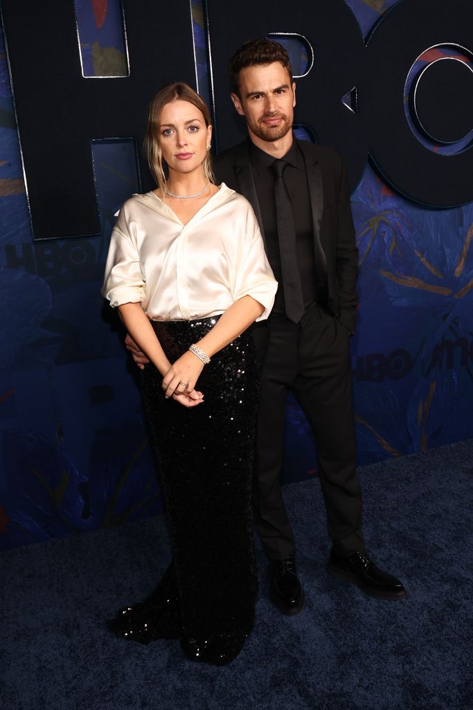 Theo James and Ruth Kearney attend the HBO's 2024 Post-Emmy Reception at San Vicente Bungalows on January 15, 2024 in West Hollywood, California. (Photo by Tommaso Boddi/GA/The Hollywood Reporter via Getty Images)
