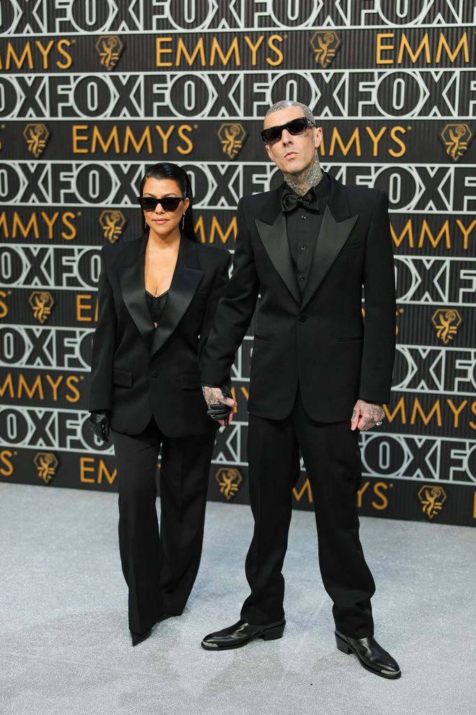 Kourtney and Travis steal the show at the Emmys