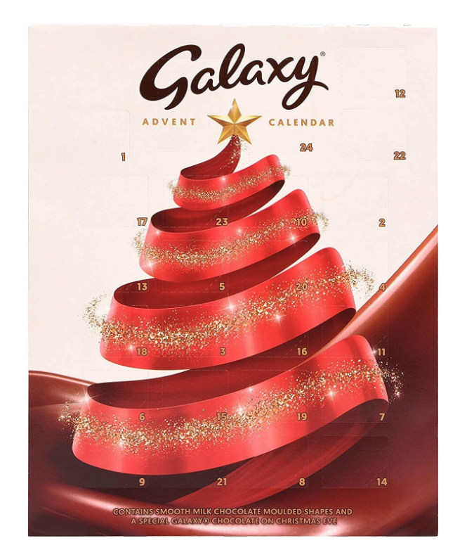 galaxy chocolate advent calendar 