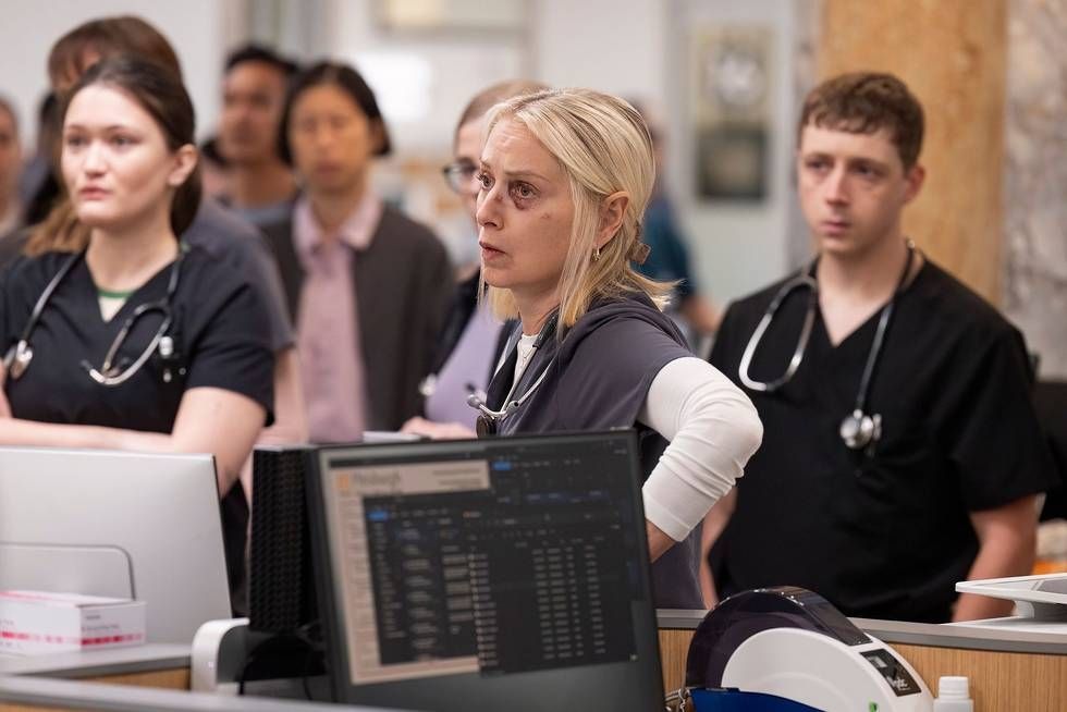Katherine LaNasa as Dana Evans in The Pitt