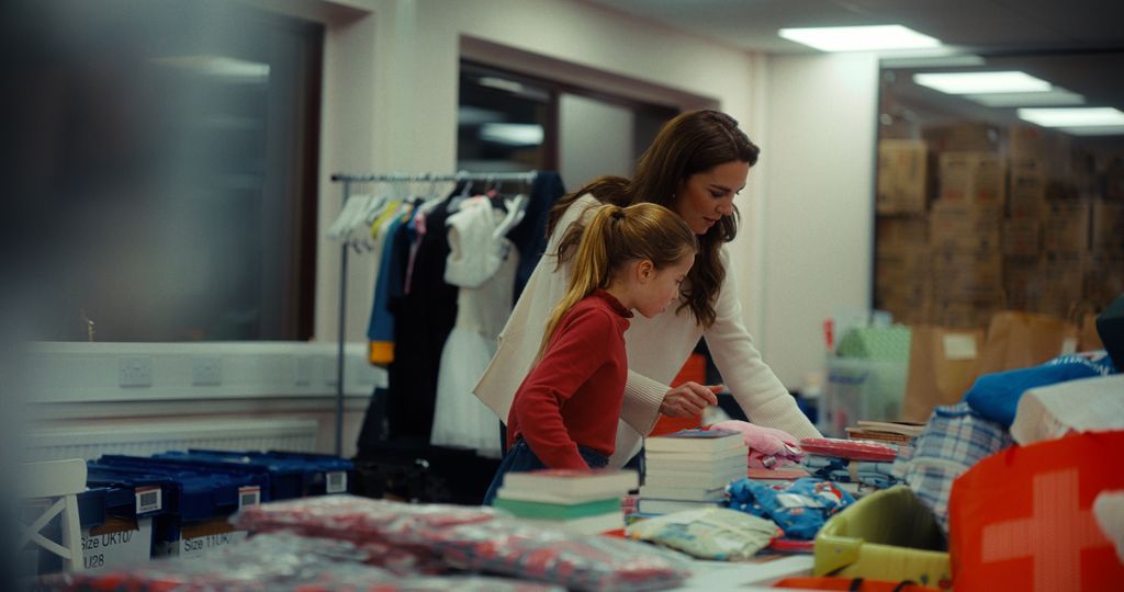 Princess Kate and Princess Charlotte volunteer at their local baby bank