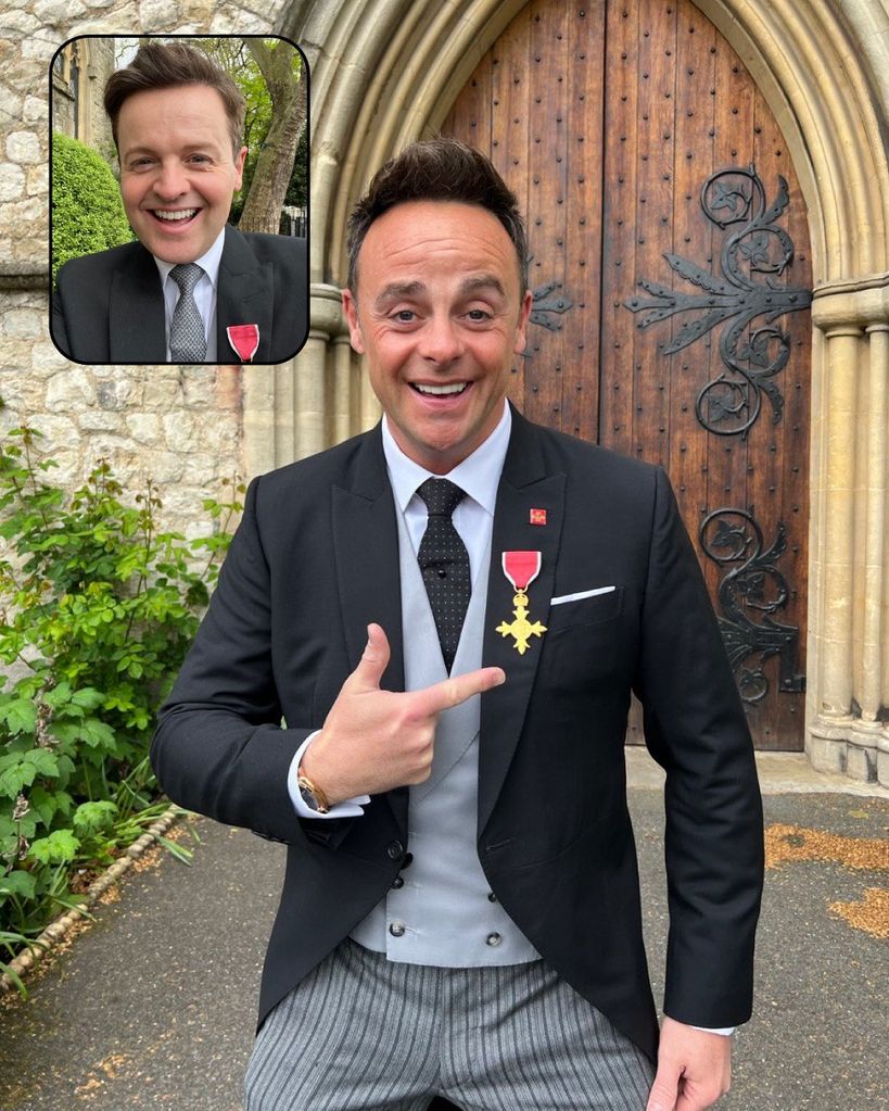 Ant and Dec shared a photo from outside the Abbey