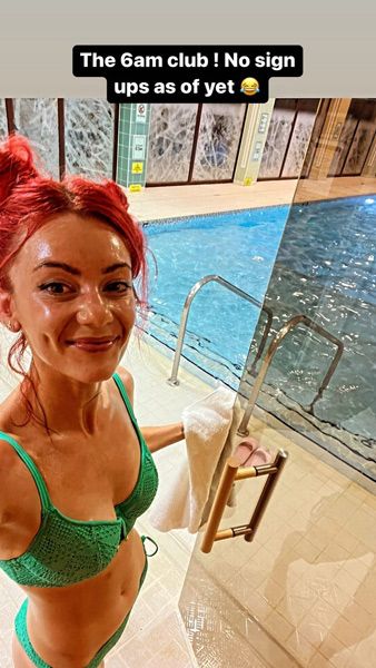 dianne buswell swimming pool