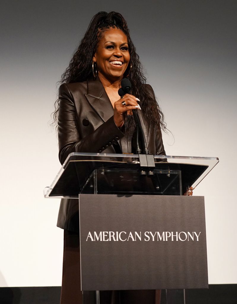 Michelle Obama attends the American Symphony New Orleans Premiere on December 07, 2023 in New Orleans, Louisiana.