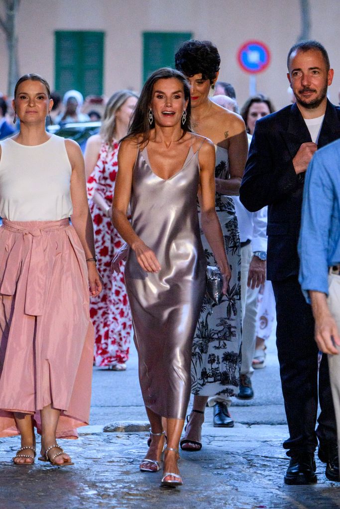  Queen Letizia of Spain attends the closing ceremony during the 14th edition of the Atlantida Mallorca Film Fest at La Misericordia