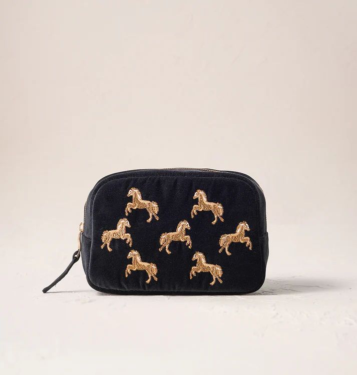 Wild Horses Makeup Bag
