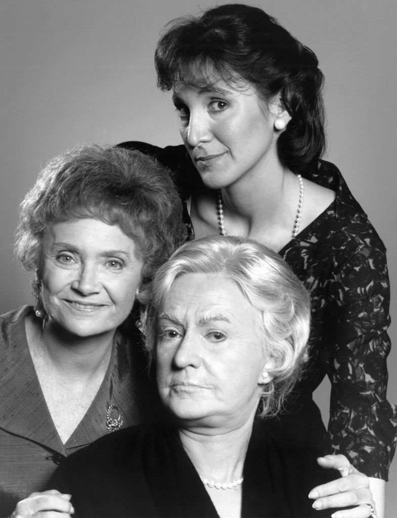 Estelle Getty as Sophia Petrillo, Bea Arthur as Dorothy Petrillo Zbornak, Lynnie Greene as Young Dorothy Zbornak on The Golden Girls