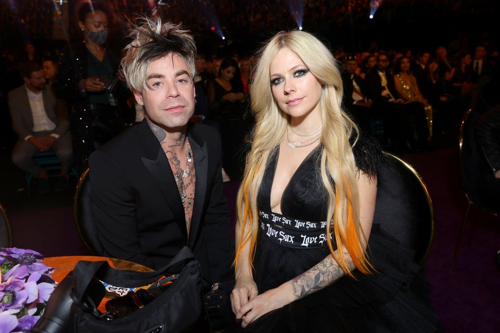 Mod Sun and Avril Lavigne at the Grammy Awards