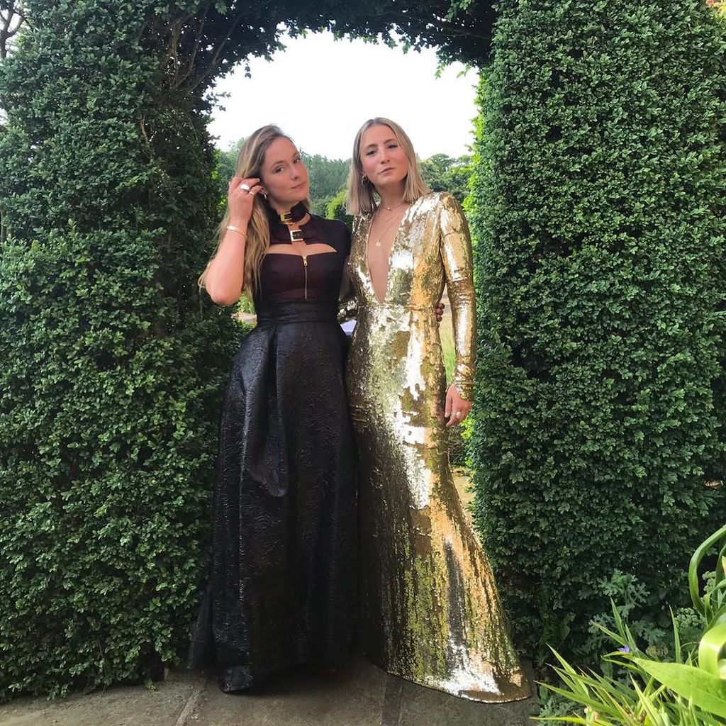 marina windsor in black gown