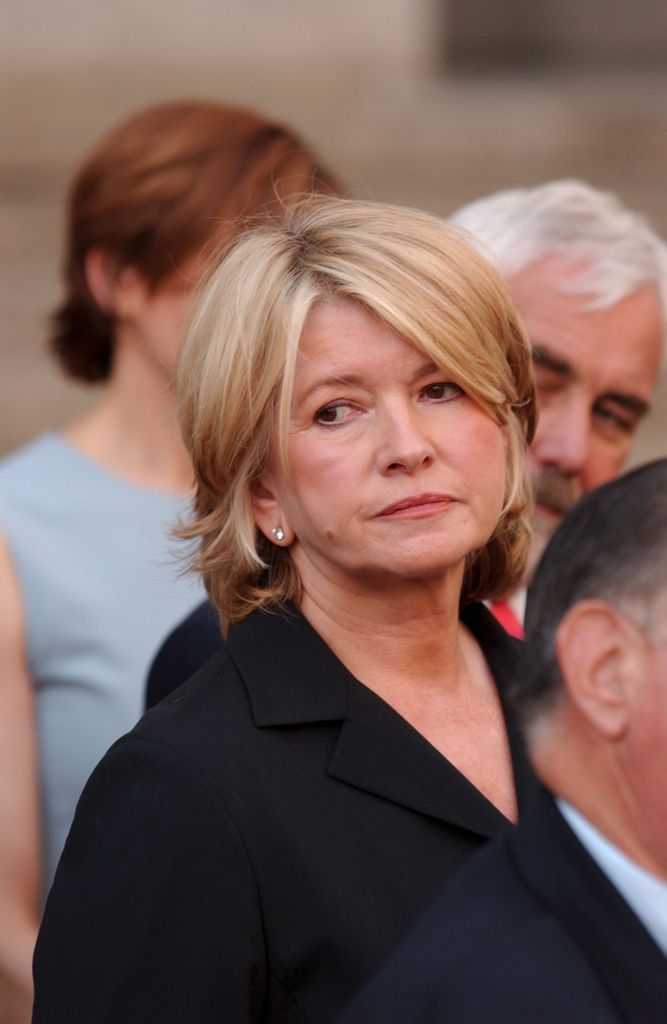 Martha Stewart after being sentenced to five months in prison