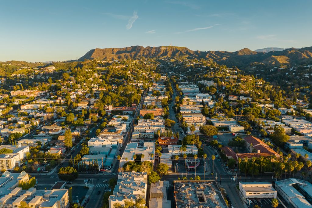 Beverly Hills & Hollywood sign