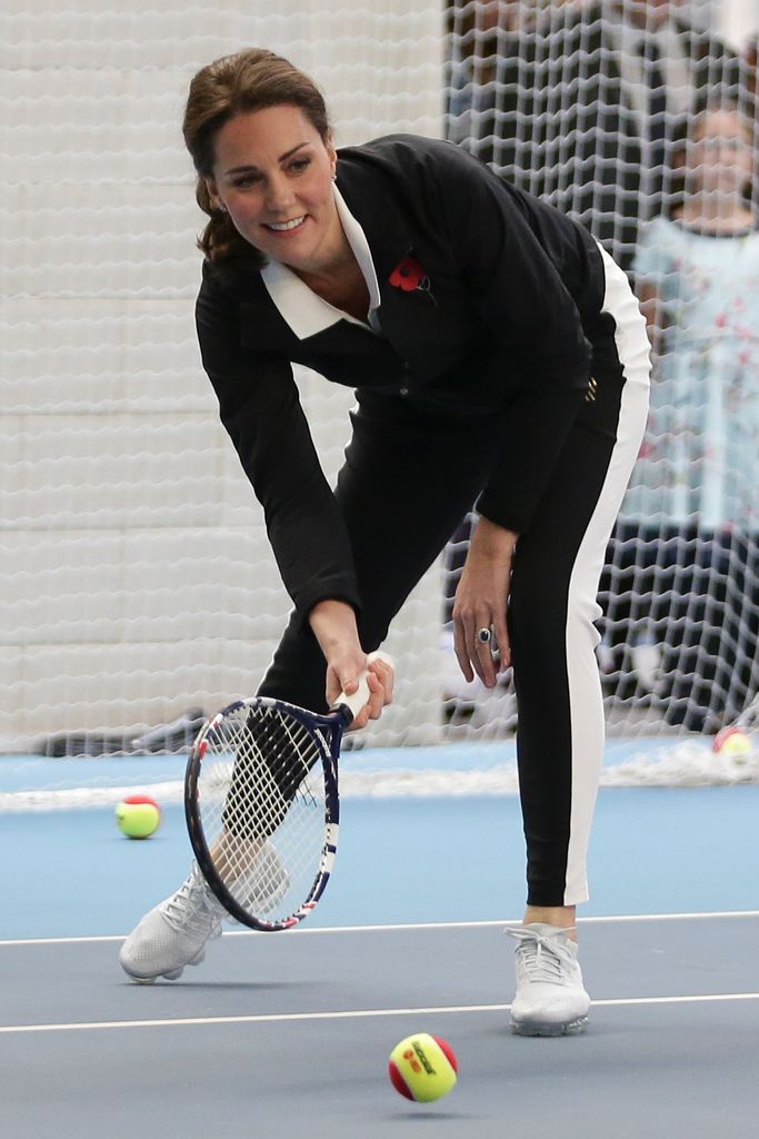 Princess Kate Visits The Lawn Tennis Association in 2017