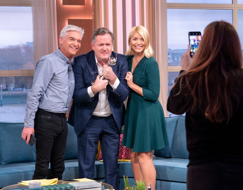 Piers uses to work alongside Phillip and Holly at ITV