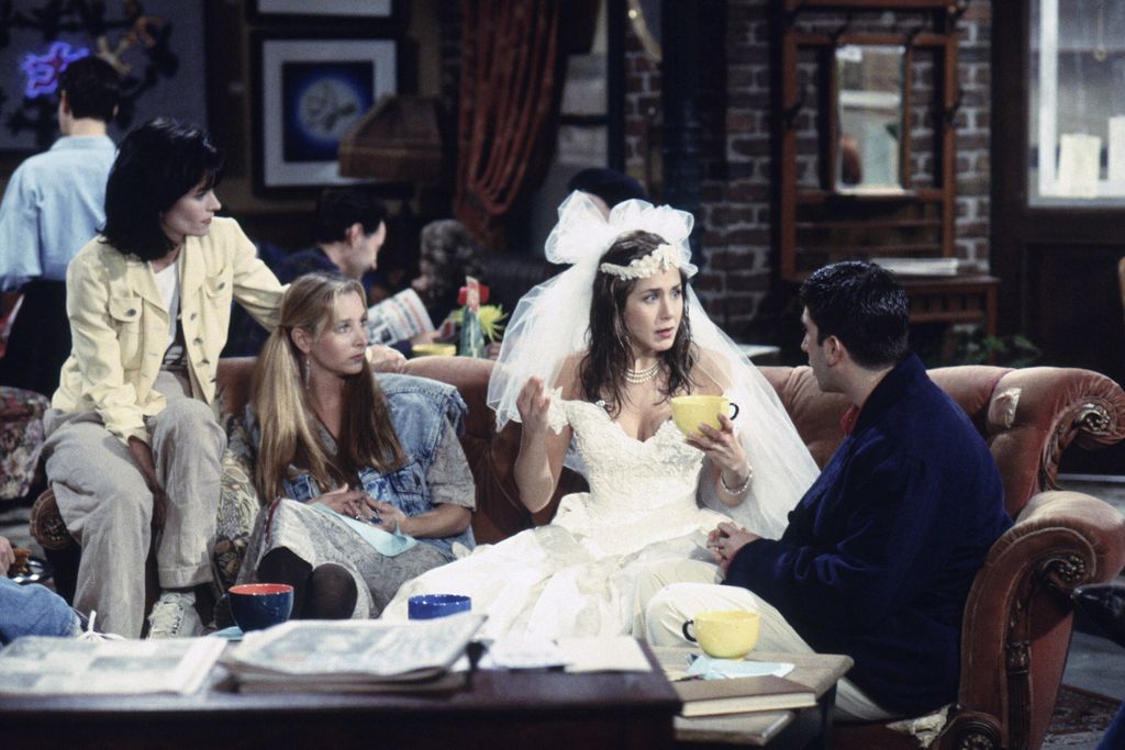 Jennifer Aniston was a bride in the Friends pilot