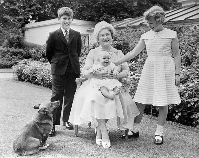 prince charles queen mother 1960