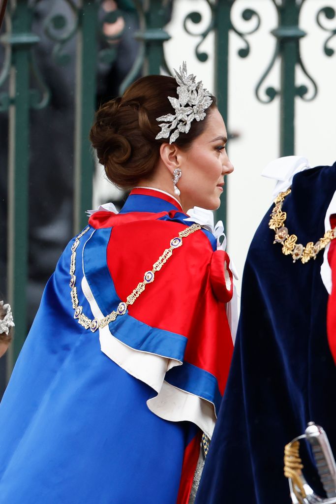 LONDON, ENGLAND - MAY 06: Catherine, Princess of Wales during the Coronation of King Charles III and Queen Camilla on May 06, 2023 in London, England. The Coronation of Charles III and his wife, Camilla, as King and Queen of the United Kingdom of Great Br