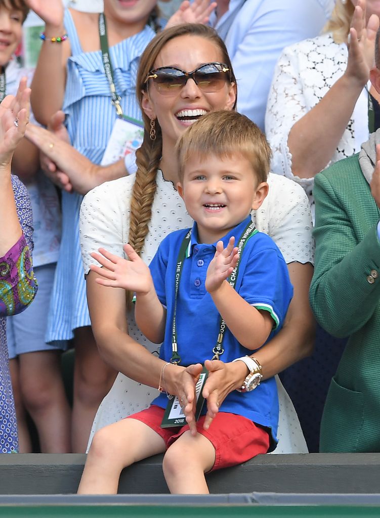 Jelena also shares sweet son Stefan with Djovokic (pictured in 2018)