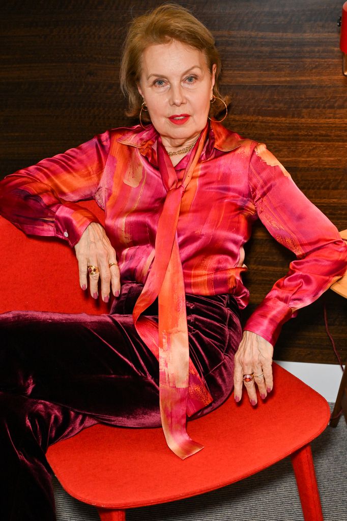 Dinny Hall attends Dinny Hall's Ruby Anniversary Party celebrating 40 years of iconic jewellery at The Laslett on November 12, 2025 in London, England. (Photo by Dave Benett/Getty Images for Dinny Hall Jewellery)