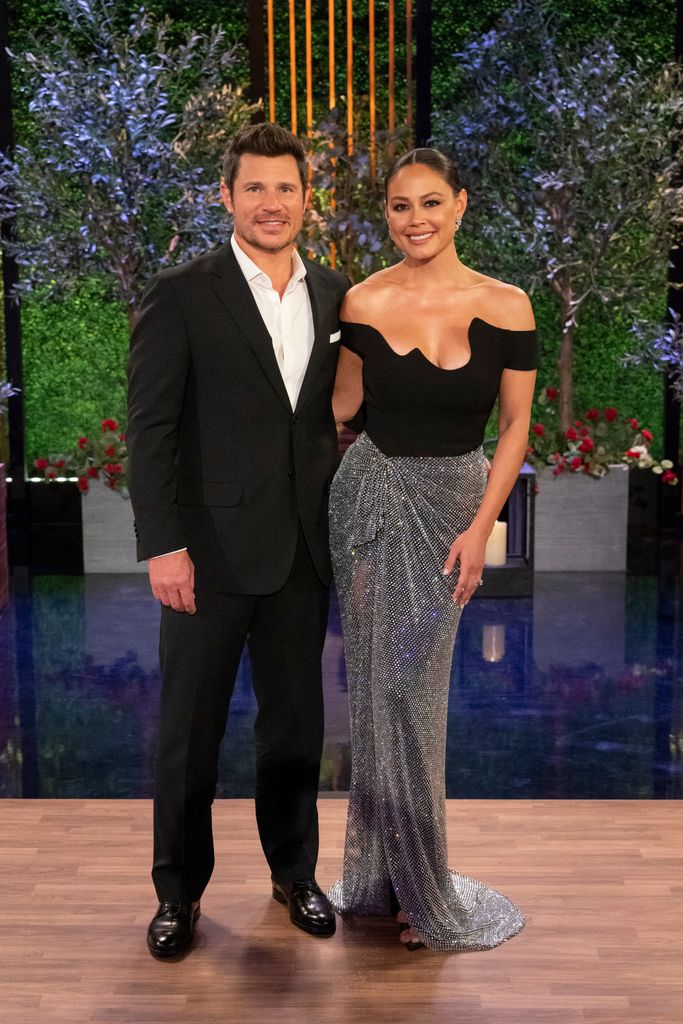  Nick Lachey, Vanessa Lachey in the season 6 reunion of Love is Blind