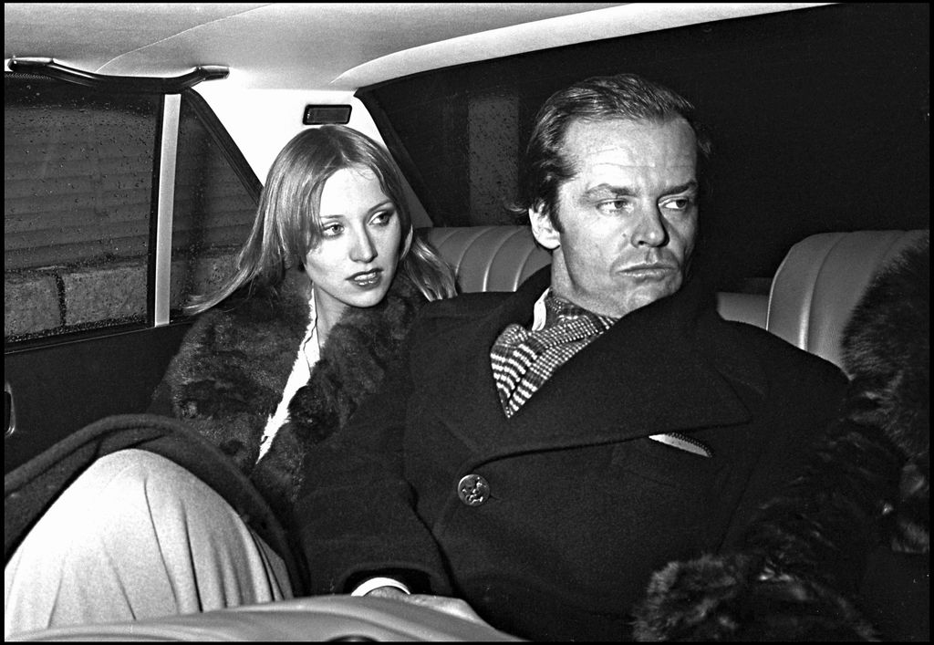 Jack Nicholson and Winnie Hollman in Paris for the movie "One Flew Over the Cuckoo's Nest" in 1976. (Photo by Bertrand Rindoff Petroff/Getty Images)