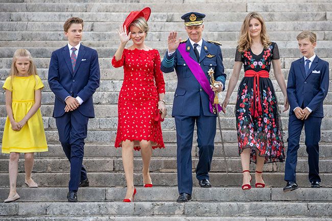 Belgium royal family national day 2018