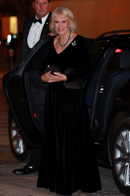 duchess camilla black dress