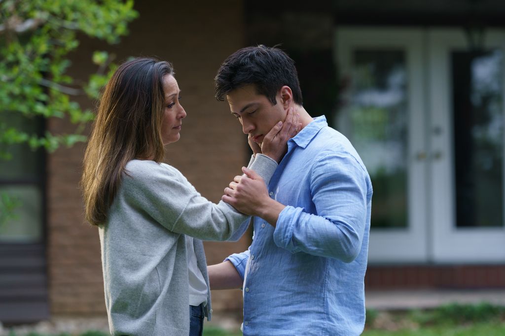 Christina Chang as Yuna Hollander & Hudson Williams as Shane Hollander