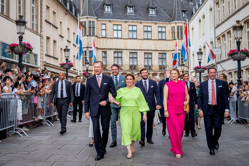The Luxembourg royal family on the eve of National Day celebrations