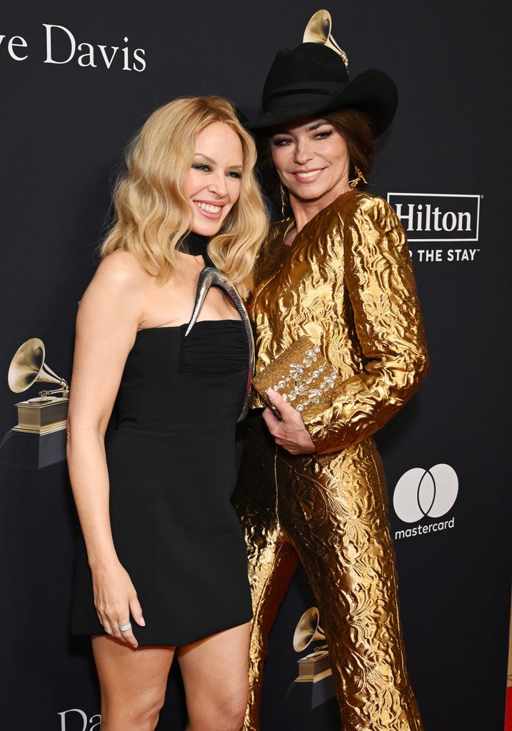 Kylie Minogue and Shania Twain shared an unexpected moment in the spotlight