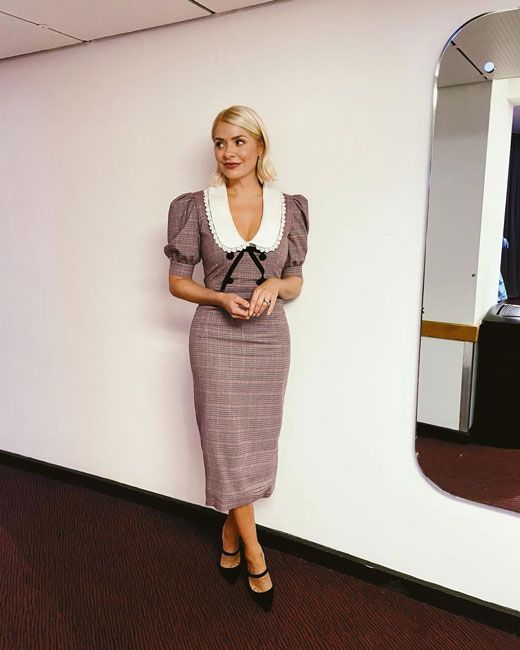 holly willoughby midi dress