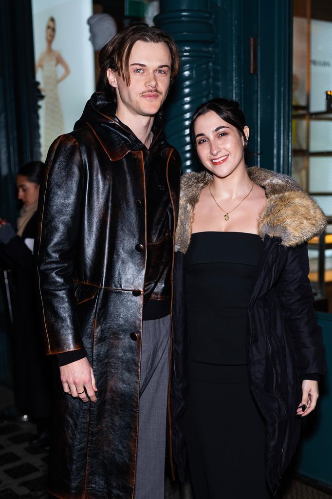 Christopher Briney and Isabel Machado at New York Fashion Week