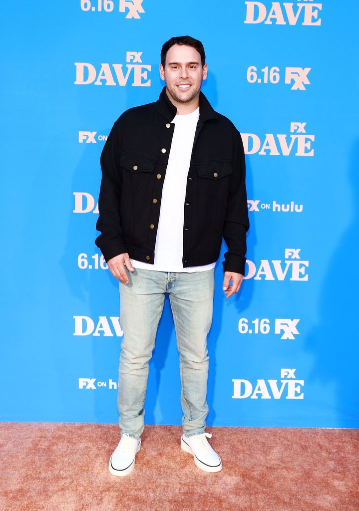 Scooter Braun attends FXX, FX and Hulu's Season 2 Red Carpet Premiere Of "Dave" at The Greek Theatre on June 10, 2021 in Los Angeles, California