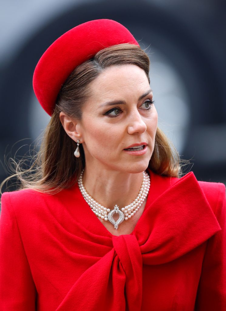 Catherine, Princess of Wales menghadiri Layanan Perayaan Hari Persemakmuran tahunan di Westminster Abbey pada 10 Maret 2025 di London