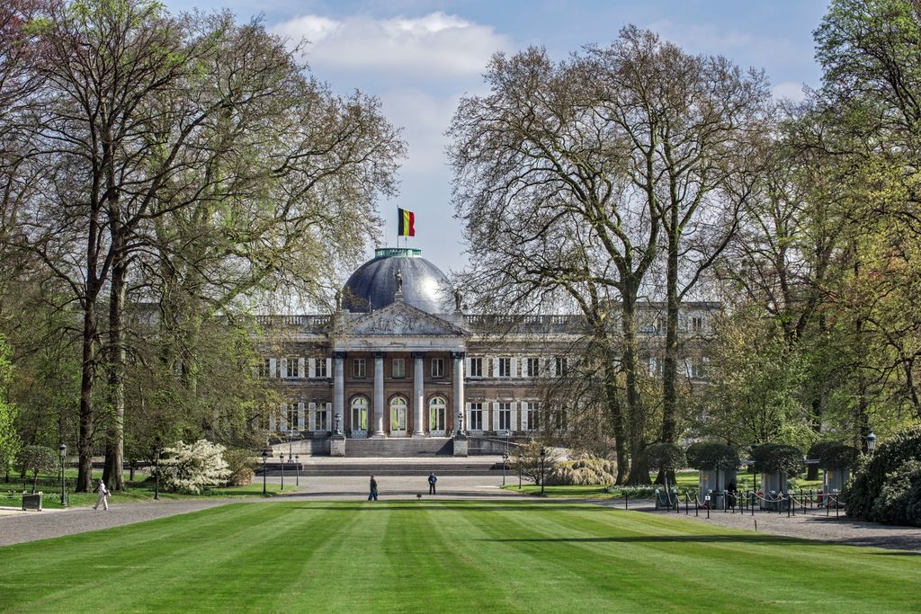 The Belgian royals live at the Royal Palace of Laeken 