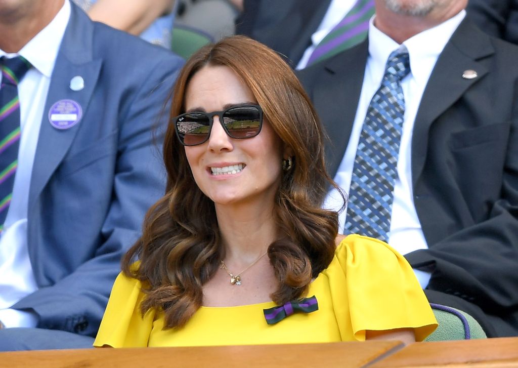 Kate Middleton grits her teeth at Wimbledon 2018