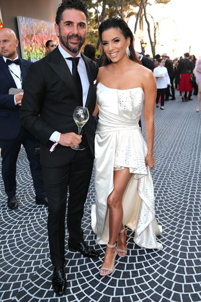 Eva Longoria and husband José glow with happiness as first wedding