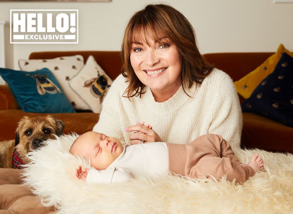 Lorraine Kelly poses with baby Billie for exclusive HELLO! shoot