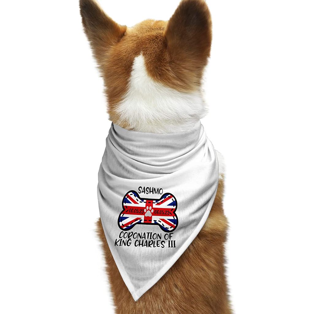 Personalised dog bandana