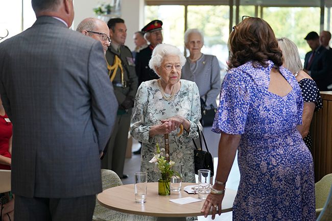 the queen welcomed at hospice