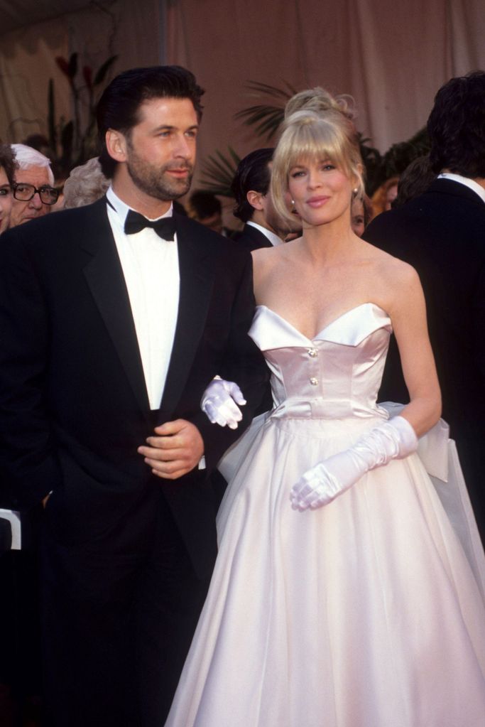 Alec Baldwin and Kim Basinger during 63rd Annual Academy Awards 