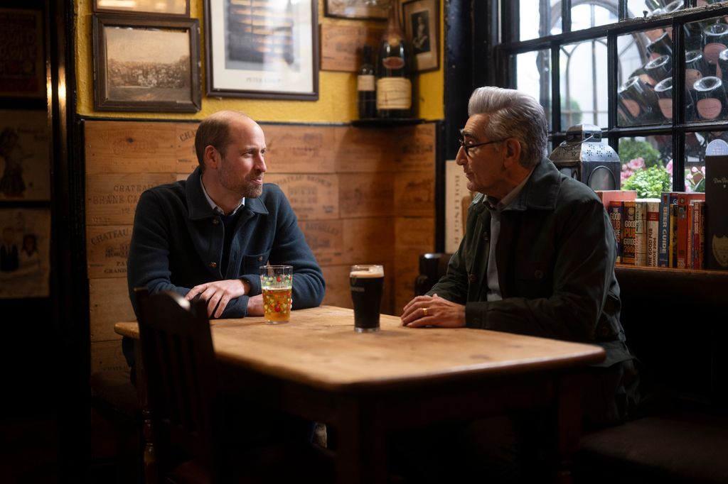 William spoke about his 'hardest year' over a pint with Eugene