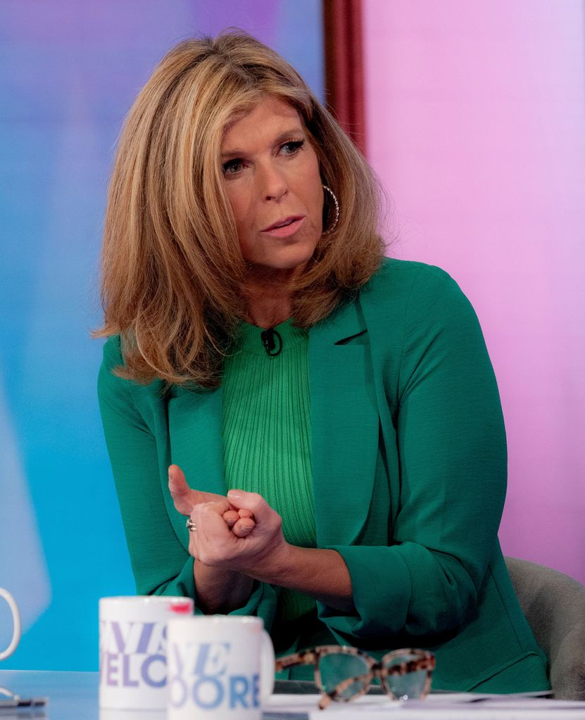 Kate Garraway in green outfit