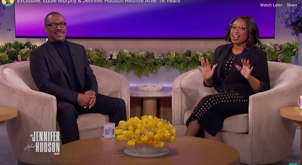 Eddie Murphy and Jennifer Hudson on show