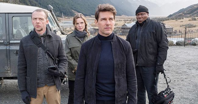 Tom Cruise and cast of Mission: Impossible