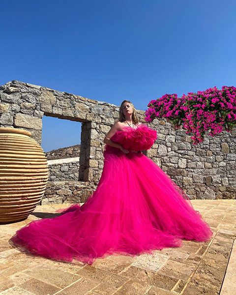 alicia silverstone pink dress4