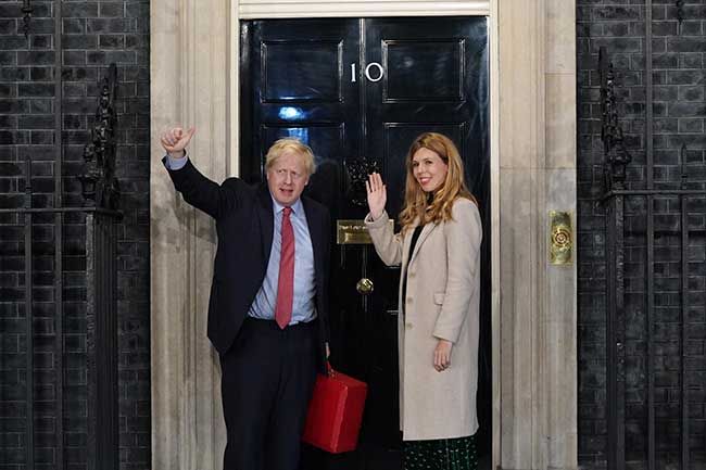 Boris Johnson Carrie Symonds Downing Street