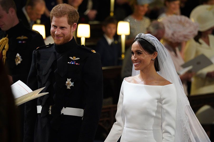Harry and Meghan at altar