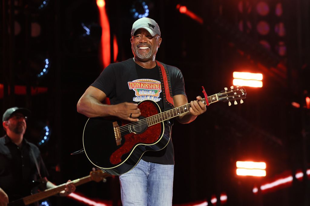 Darius Rucker performs on the main stage during CMA Fest 2025 at Nissan Stadium on June 05, 2025 in Nashville, Tennessee
