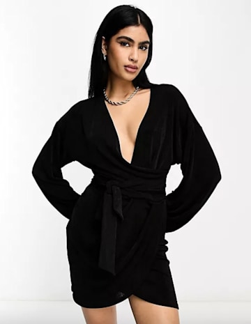 ASOS black mini dress